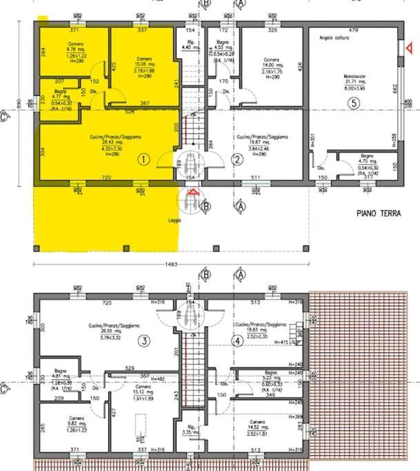 Casal Del Sole - Il Girasole Apartman Montefelcino Kültér fotó